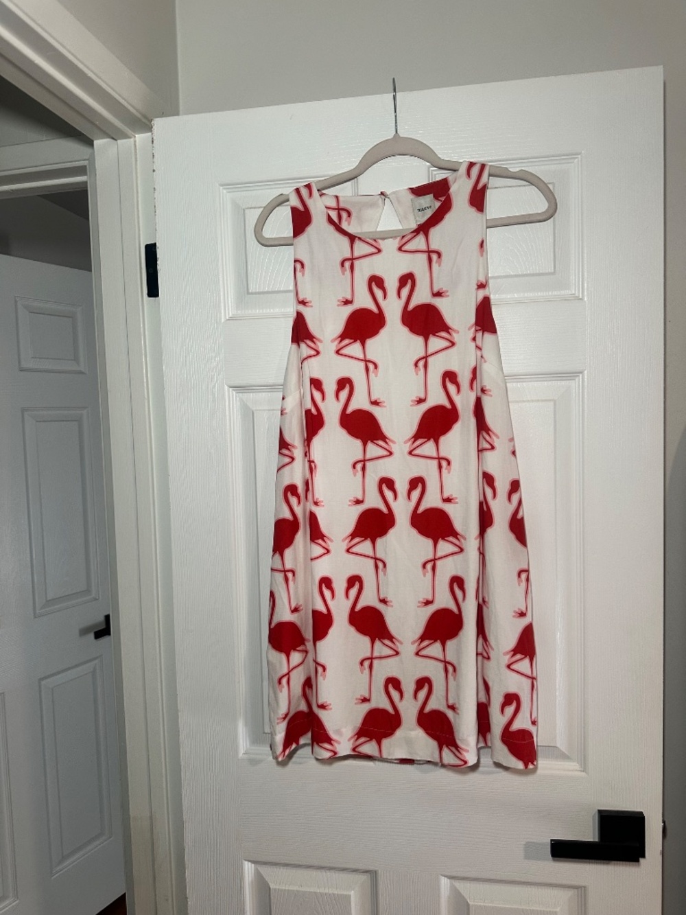 Anthropologie Maeve Sleeveless Linen Blend Printed Shift Mini Dress NWT Size M